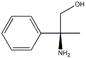 (S)-2-amino-2-phenylpropan-1-ol 结构式