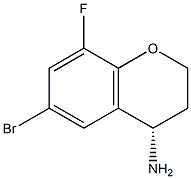 (S)-6-bromo-8-fluorochroman-4-amine 结构式