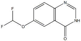 6-(二氟甲氧基)喹唑啉-4(3H)-酮 结构式