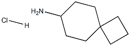 SPIRO[3.5]NONAN-7-AMINE HCL 结构式