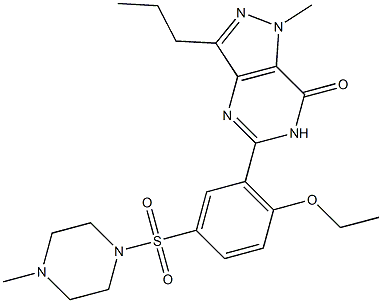 西地那非杂质2 结构式