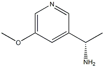 (1S)-1-(5-METHOXY(3-PYRIDYL))ETHYLAMINE 结构式