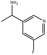 1-(5-氟吡啶-3-基)乙烷-1-胺 结构式