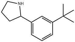 2-(3-TERT-BUTYLPHENYL)PYRROLIDINE 结构式