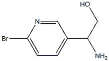 2-AMINO-2-(6-BROMOPYRIDIN-3-YL)ETHAN-1-OL 结构式