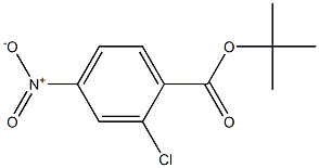 2-Chloro-4-nitro-benzoic acid tert-butyl ester 结构式