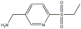(6-(ethylsulfonyl)pyridin-3-yl)methanamine 结构式
