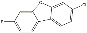 3-chloro-7-fluorodibenzo[b,d]furan 结构式