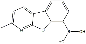 2-甲基苯并呋喃[2,3-B]吡啶-8-硼酸 结构式