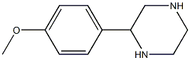 2-(4-methoxylphenyl)piperazine 结构式