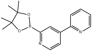 2'-(4,4,5,5-tetramethyl-1,3,2-dioxaborolan-2-yl)-2,4'-bipyridine 结构式