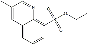 ethyl 3-methylquinoline-8-sulfonate 结构式