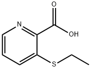 3-(乙硫基)邻吡啶甲酸 结构式
