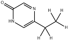 2-Hydroxy-5-(ethyl-d5)-pyrazine 结构式