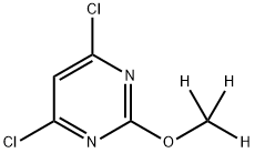 4,6-Dichloro-2-(methoxy-d3)-pyrimidine 结构式