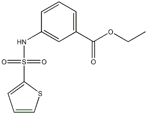 ethyl 3-(thiophene-2-sulfonamido)benzoate 结构式