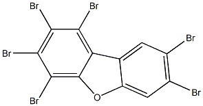 1,2,3,4,7,8-HEXABROMODIBENZOFURAN (13C12, 99%) 5 ug/ml in Nonane 结构式