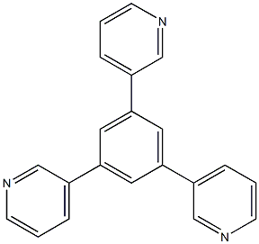 1,3,5-三(3-吡啶基)苯 结构式