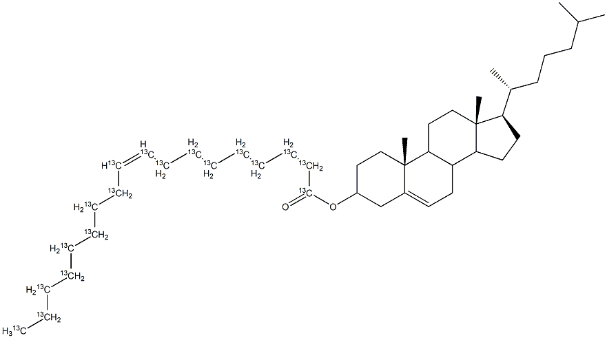 胆固醇油酸酯-13C18 结构式