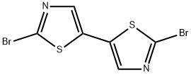 2,2'-二溴5,5'-二噻唑 结构式