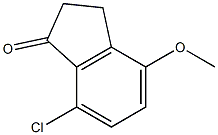 4-甲氧基-7-氯-1-茚酮 结构式