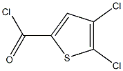 4,5-dichlorothiophene-2-carbonyl chloride 结构式