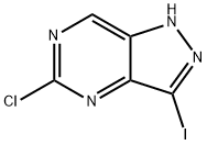 5-Chloro-3-iodo-1H-pyrazolo[4,3-d]pyrimidine 结构式