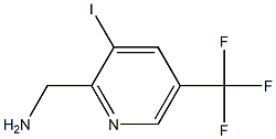 (3-Iodo-5-trifluoromethyl-pyridin-2-yl)-methyl-amine 结构式