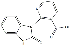 2-(2-oxo-2,3-dihydro-1H-benzo[d]imidazol-1-yl)nicotinic acid 结构式