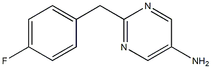 2-(4-fluorobenzyl)pyrimidin-5-amine 结构式