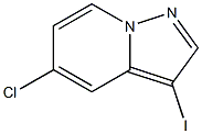 5-氯-3-碘吡唑并[1,5-A]吡啶 结构式