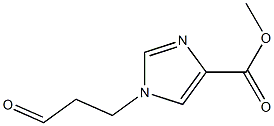 methyl 1-(3-oxopropyl)-1H-imidazole-4-carboxylate 结构式