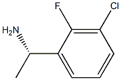 (S)-1-(3-chloro-2-fluorophenyl)ethanamine 结构式