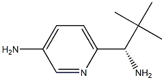 (S)-6-(1-amino-2,2-dimethylpropyl)pyridin-3-amine 结构式