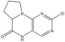 8-Chloro-1,2,3,3a-tetrahydro-5H-5,7,9,9b-tetraaza-cyclopenta[a]naphthalen-4-one 结构式