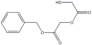 2-(苄氧基)-2-氧代乙基2-羟基乙酸酯 结构式