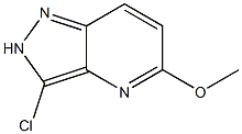 3-Chloro-5-methoxy-2H-pyrazolo[4,3-b]pyridine 结构式