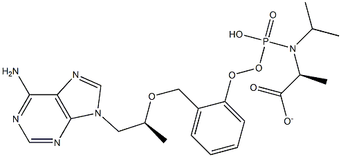 替诺福韦拉酚氨酯杂质22 结构式