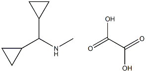 1,1-二环丙基-N-甲基甲胺草酸盐 结构式