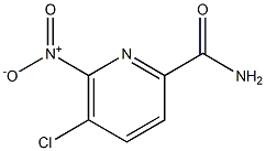 5-氯-6-硝基吡啶-2-甲酰胺 结构式