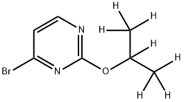 4-Bromo-2-(iso-propoxy-d7)-pyrimidine 结构式