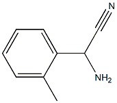 2-amino-2-(2-methylphenyl)acetonitrile 结构式