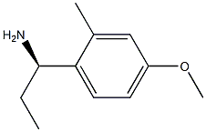 (1R)-1-(4-METHOXY-2-METHYLPHENYL)PROPAN-1-AMINE 结构式