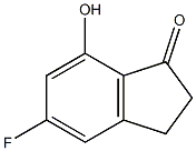 5-氟-7-羟基茚酮 结构式