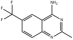 2-Methyl-6-(trifluoromethyl)quinazolin-4-amine 结构式