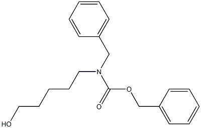 Benzyl benzyl(5-hydroxypentyl)carbamate 结构式