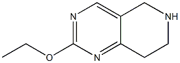 2-ethoxy-5,6,7,8-tetrahydropyrido[4,3-d]pyrimidine 结构式