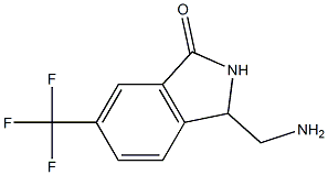 3-(aminomethyl)-6-(trifluoromethyl)isoindolin-1-one 结构式