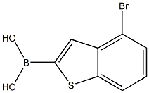 (4-溴苯并[B]噻吩-2-基)硼酸 结构式