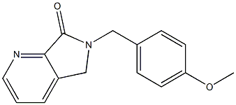 6-(4-methoxybenzyl)-5H-pyrrolo[3,4-b]pyridin-7(6H)-one 结构式